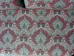 Close-up of fabric detail.